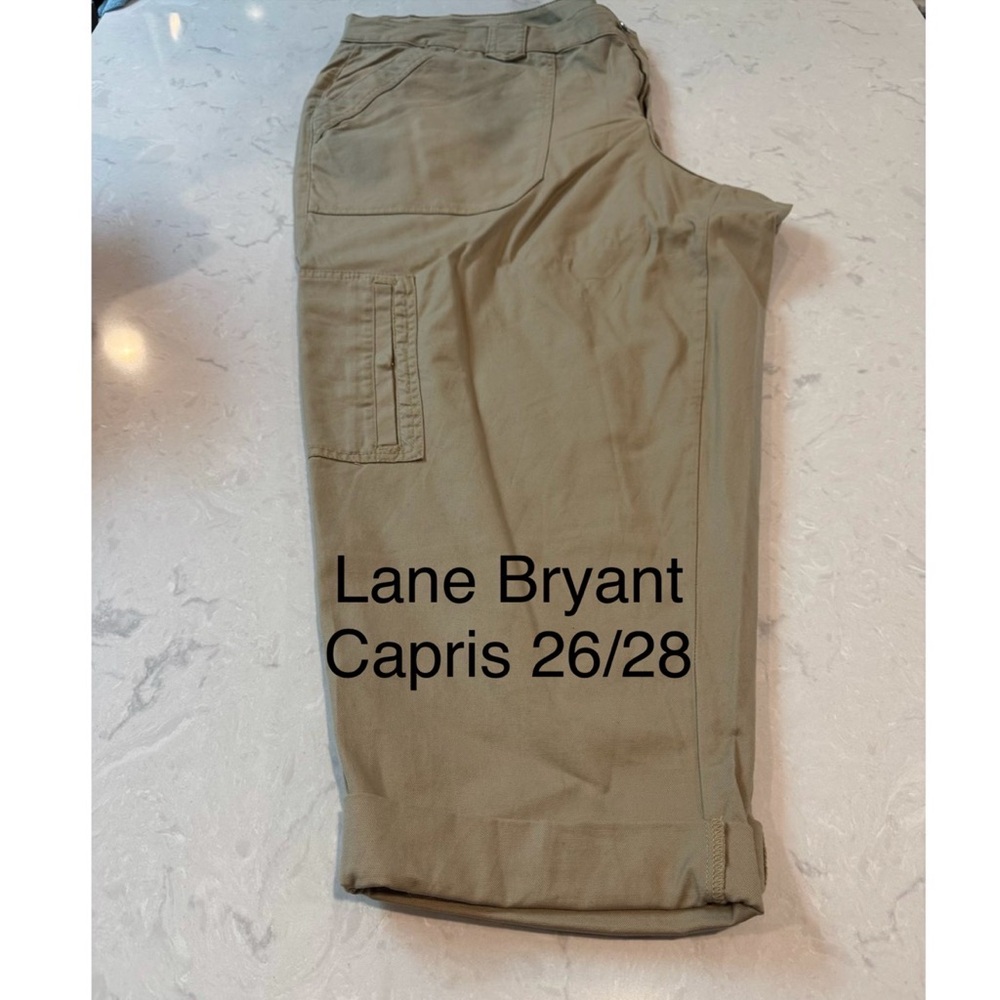 Lane Bryant Khaki Capris